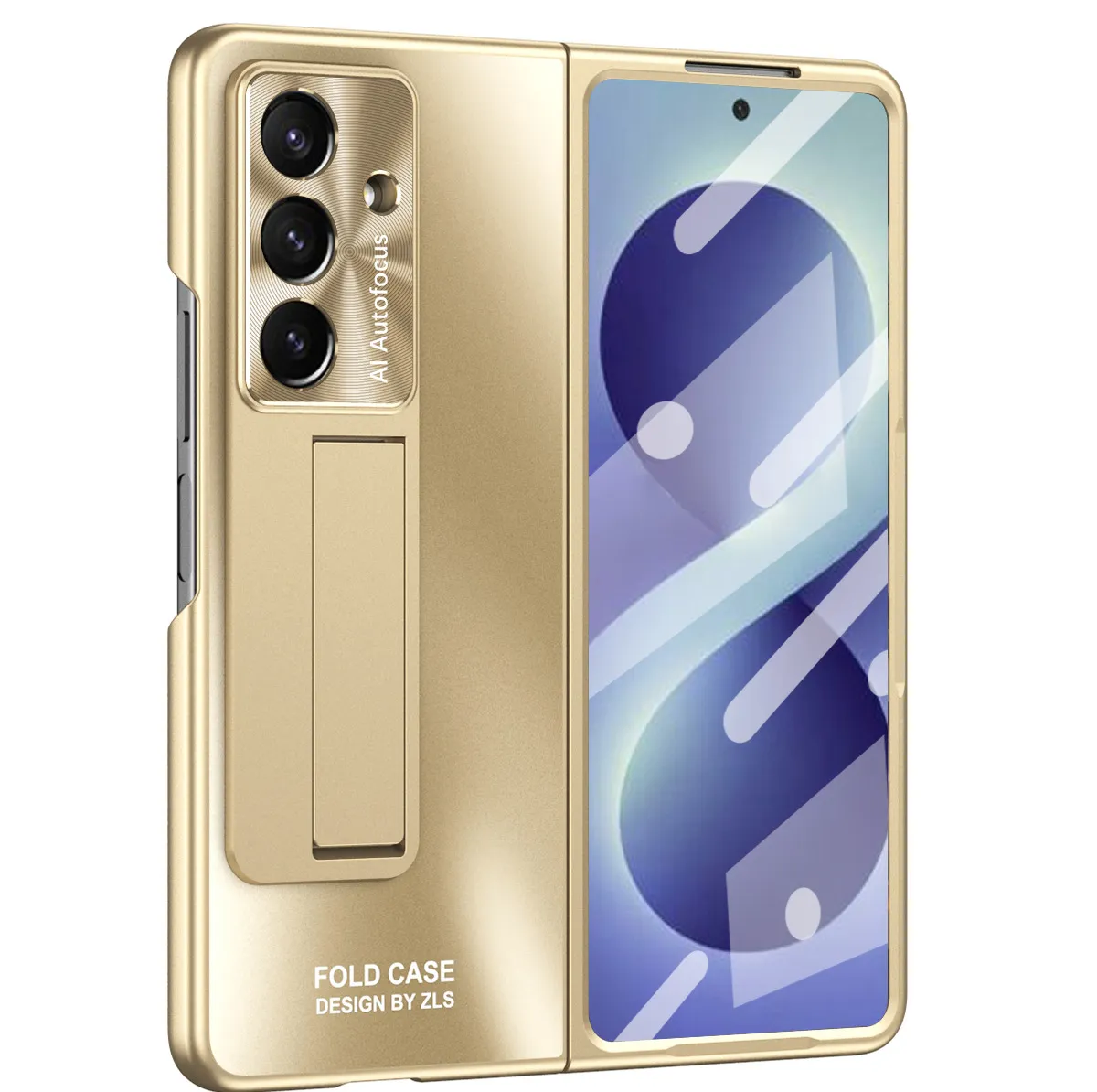 Compatible with Samsung Zfold8 Ultra phone case, FOLD8 foldable screen protective case, stand, screen protector, and integrated protective case.