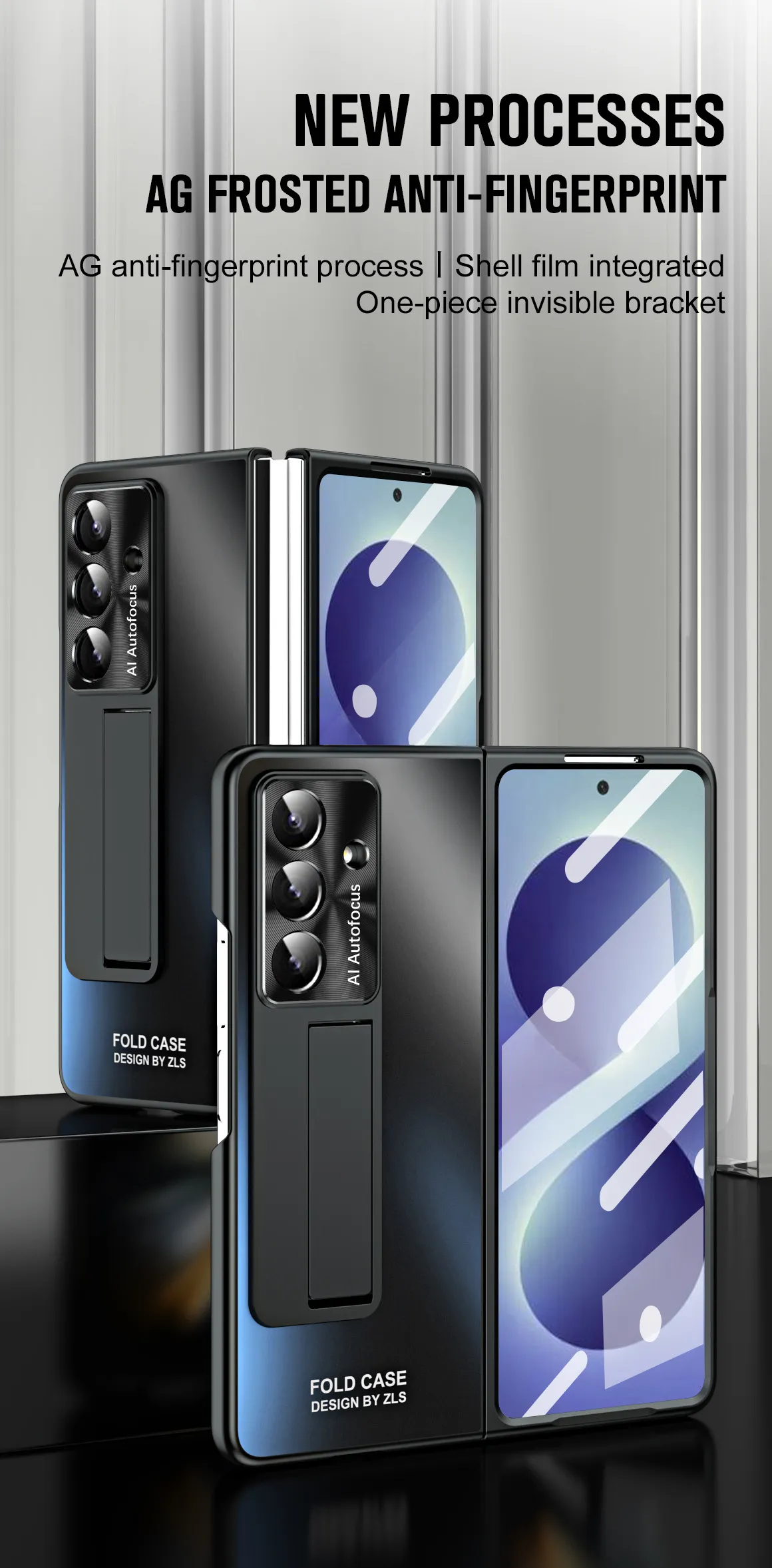 Compatible with Samsung Zfold8 Ultra phone case, FOLD8 foldable screen protective case, stand, screen protector, and integrated protective case.