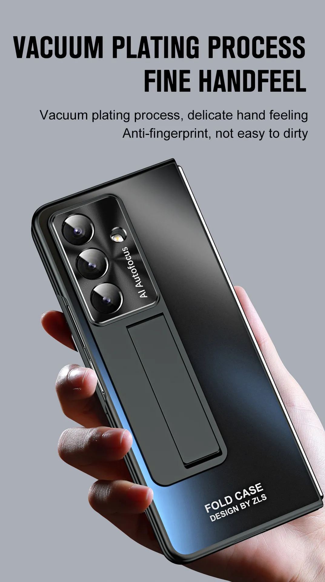 Compatible with Samsung Zfold8 Ultra phone case, FOLD8 foldable screen protective case, stand, screen protector, and integrated protective case.