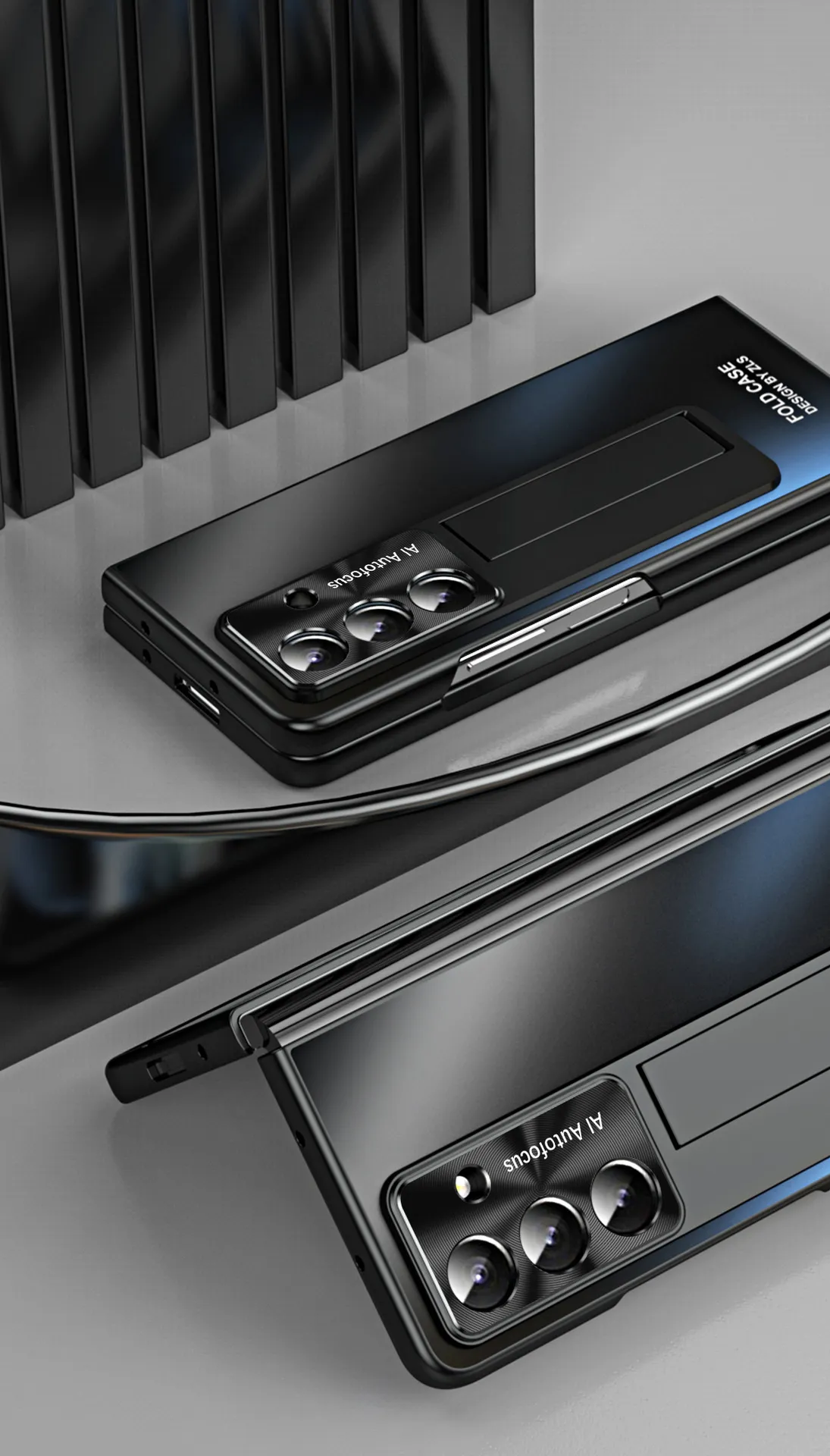 Compatible with Samsung Zfold8 Ultra phone case, FOLD8 foldable screen protective case, stand, screen protector, and integrated protective case.