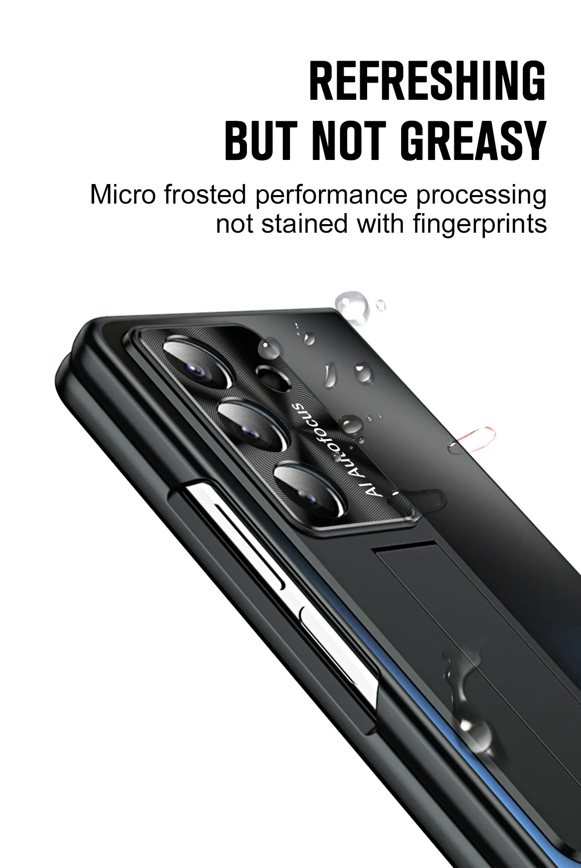 Compatible with Samsung Zfold8 Ultra phone case, FOLD8 foldable screen protective case, stand, screen protector, and integrated protective case.