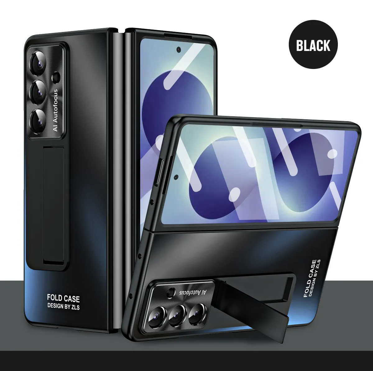 Compatible with Samsung Zfold8 Ultra phone case, FOLD8 foldable screen protective case, stand, screen protector, and integrated protective case.