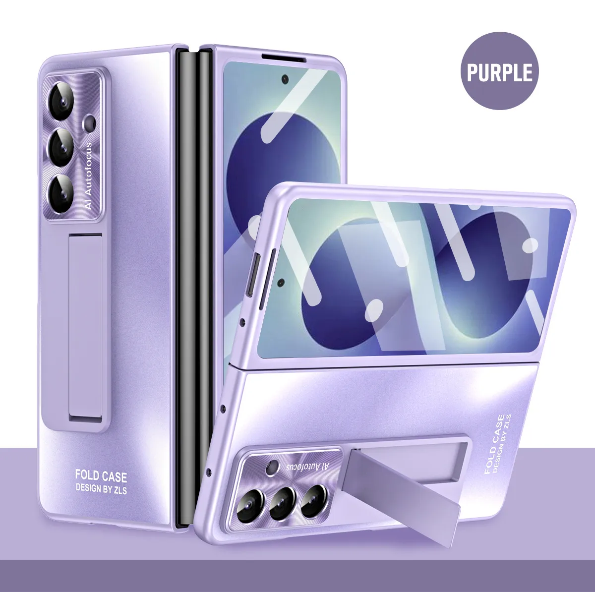 Compatible with Samsung Zfold8 Ultra phone case, FOLD8 foldable screen protective case, stand, screen protector, and integrated protective case.