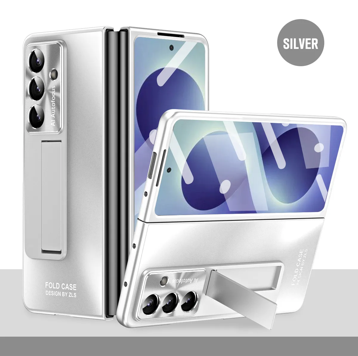 Compatible with Samsung Zfold8 Ultra phone case, FOLD8 foldable screen protective case, stand, screen protector, and integrated protective case.
