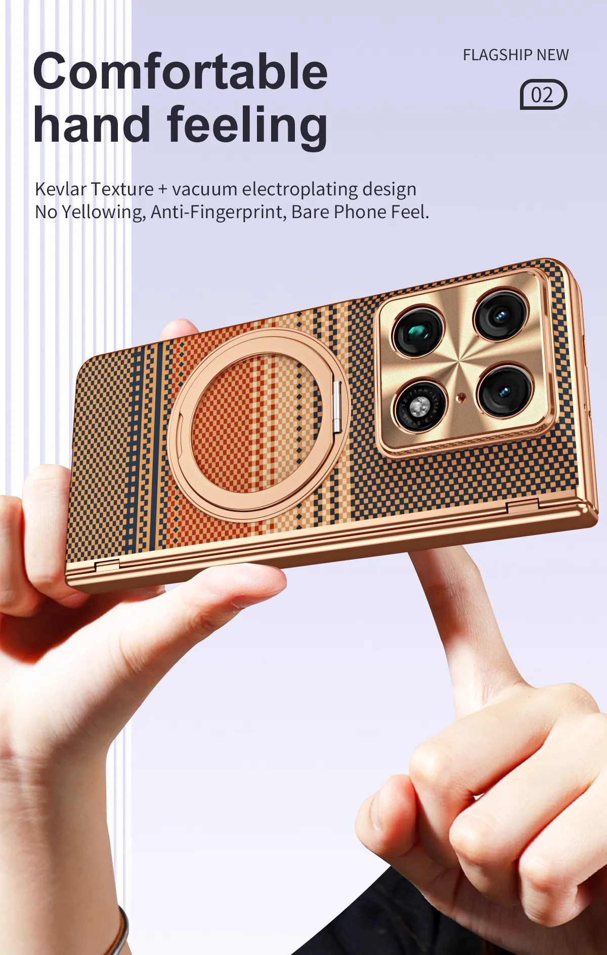 Compatible with Moto Razr Fold phone case, Motorola folding rotating magnetic case, integrated protective film