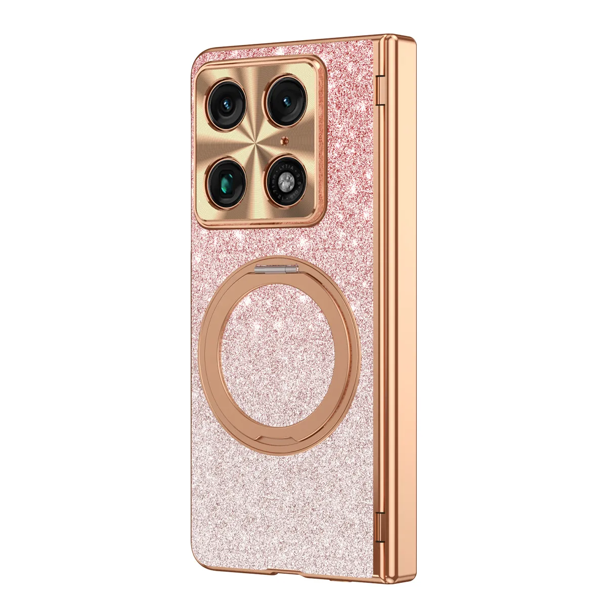 Compatible with Moto Razr Fold phone case, Motorola folding rotating stand, magnetic case, protective film