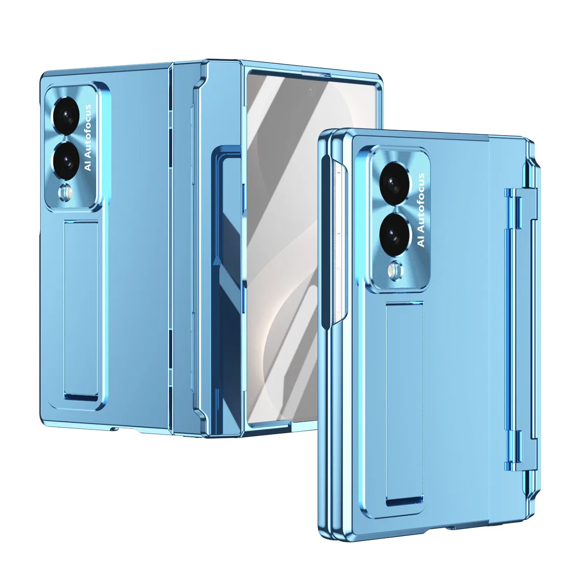 Samsung Zfold 8 Wide Phone Case FOLD8 Flat Hinge Folding Protective Case Electroplated Pen Slot Drop Protection Applicable