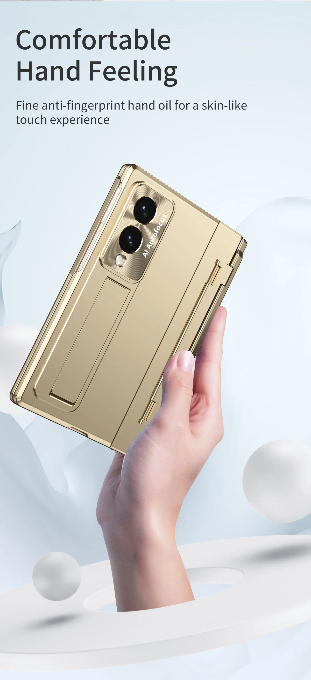 Samsung Zfold 8 Wide Phone Case FOLD8 Flat Hinge Folding Protective Case Electroplated Pen Slot Drop Protection Applicable