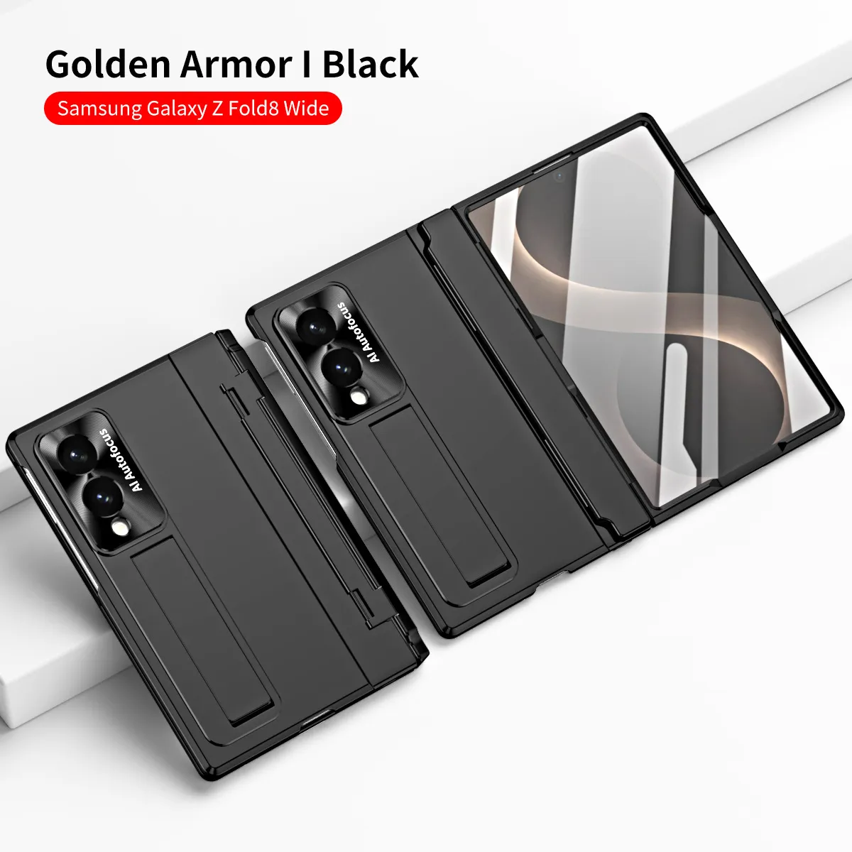 Samsung Zfold 8 Wide Phone Case FOLD8 Flat Hinge Folding Protective Case Electroplated Pen Slot Drop Protection Applicable