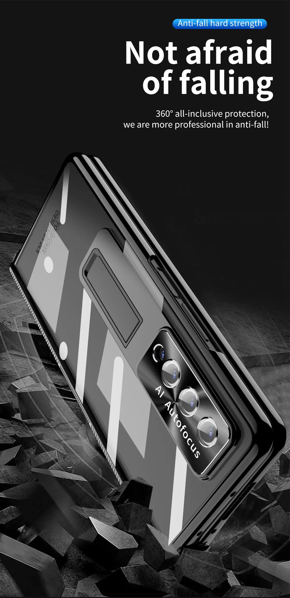 Samsung ZFold 4 Phone Case FOLD3 Magnetic Hinge Folding Protective Case W22 Electroplated Lens Film Leather Case