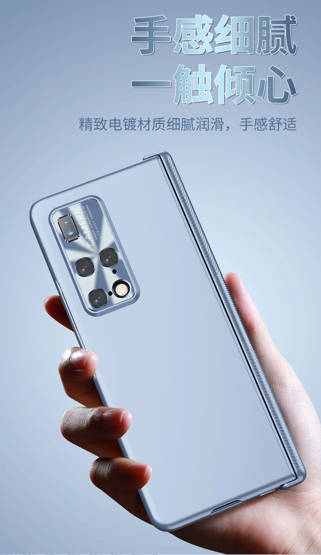 Huawei MATE X2 phone case, solid color, magnetic hinge, folding protective case, 5G lens film, leather case.