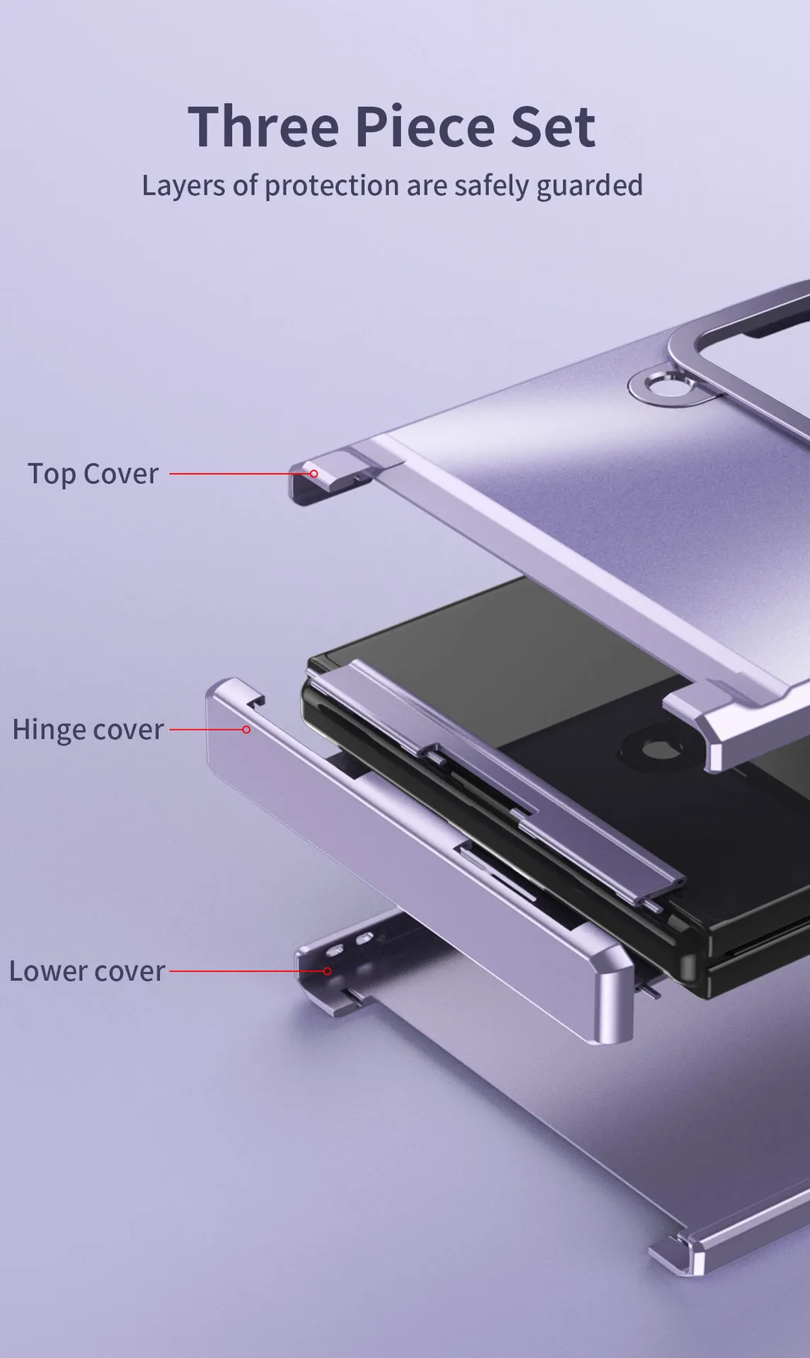 Compatible with Samsung ZFlip 7FE phone case, ZFLIP 6 foldable screen, electroplated flat hinge, full-coverage drop-proof protective leather.