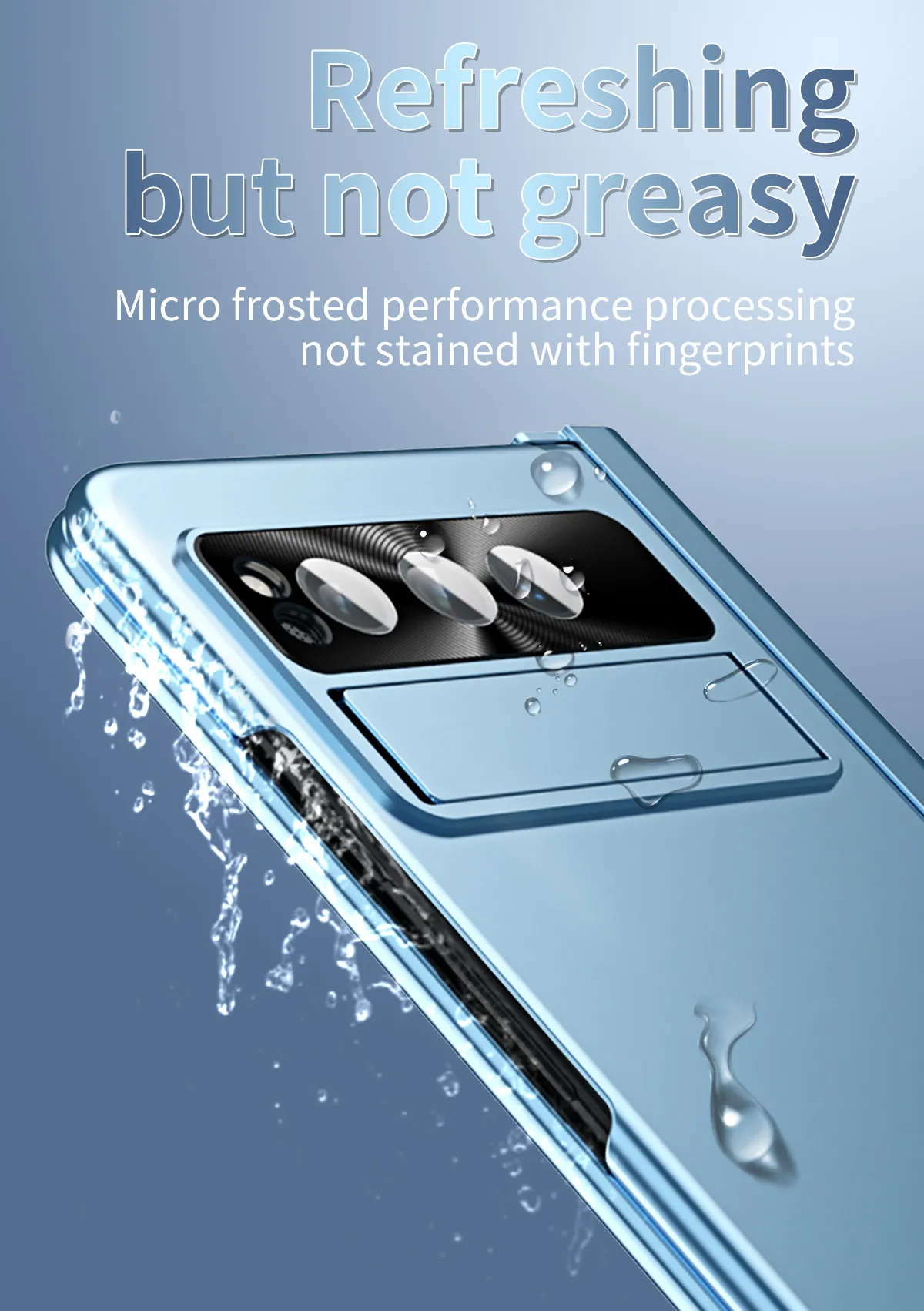 Compatible with Google Pixel Fold phone case, folding and drop-proof full-coverage protection with dual pen slot hinge.