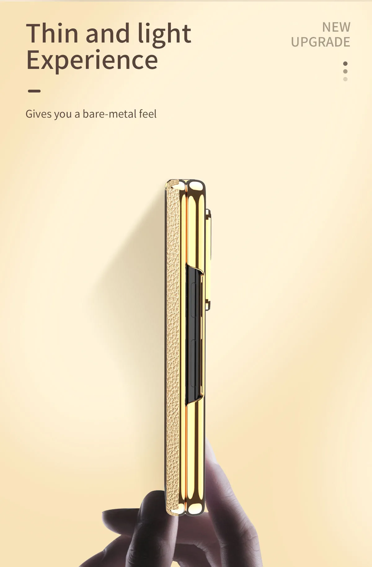 Compatible with Google Pixel Fold phone case, vegan leather, folding pen slot hinge, drop protection.