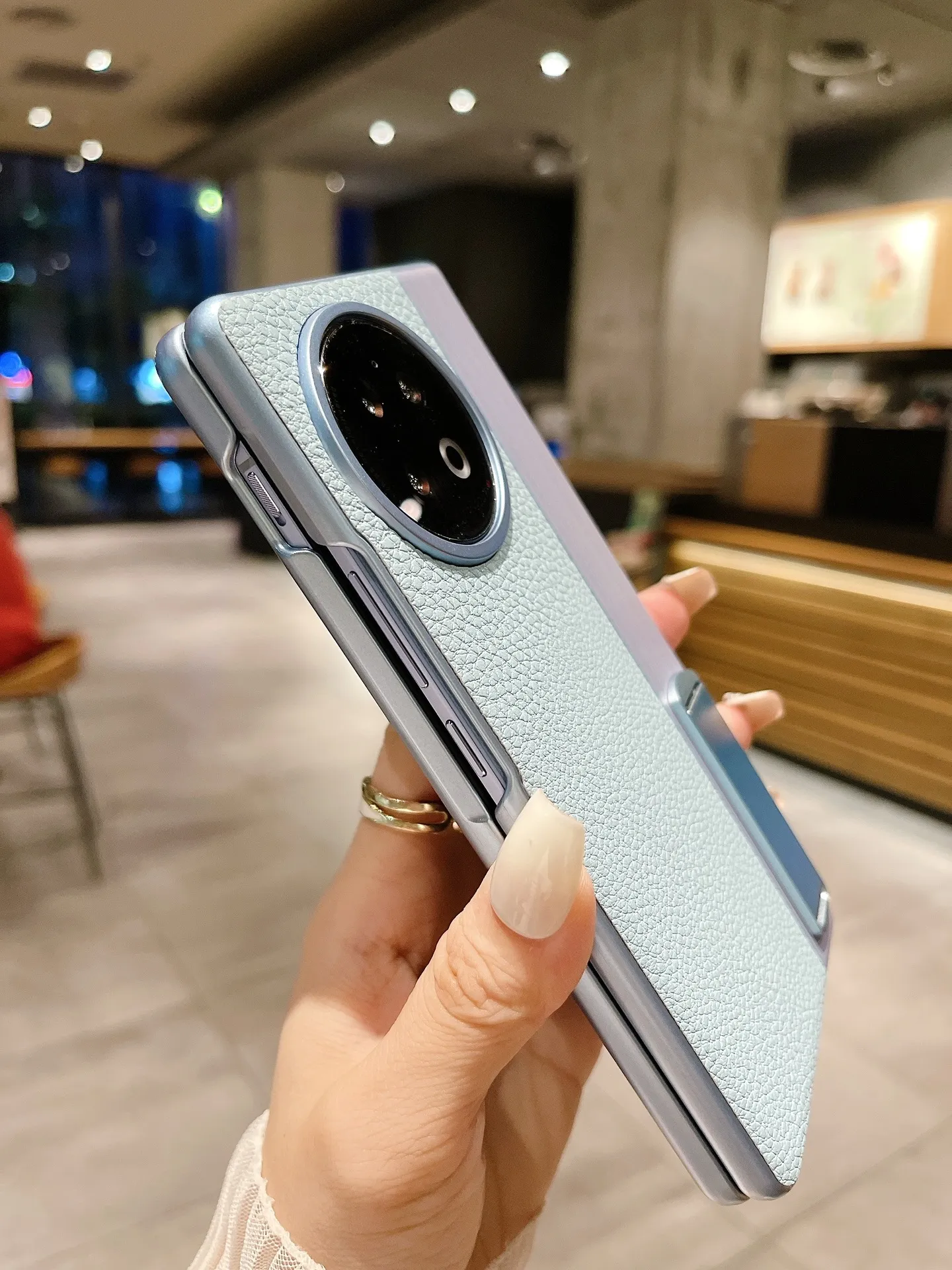 Compatible with vivo Xfold2 phone case, official stand, leather case, XFOLD2 ultra-thin phone case, 5G full-coverage anti-drop case