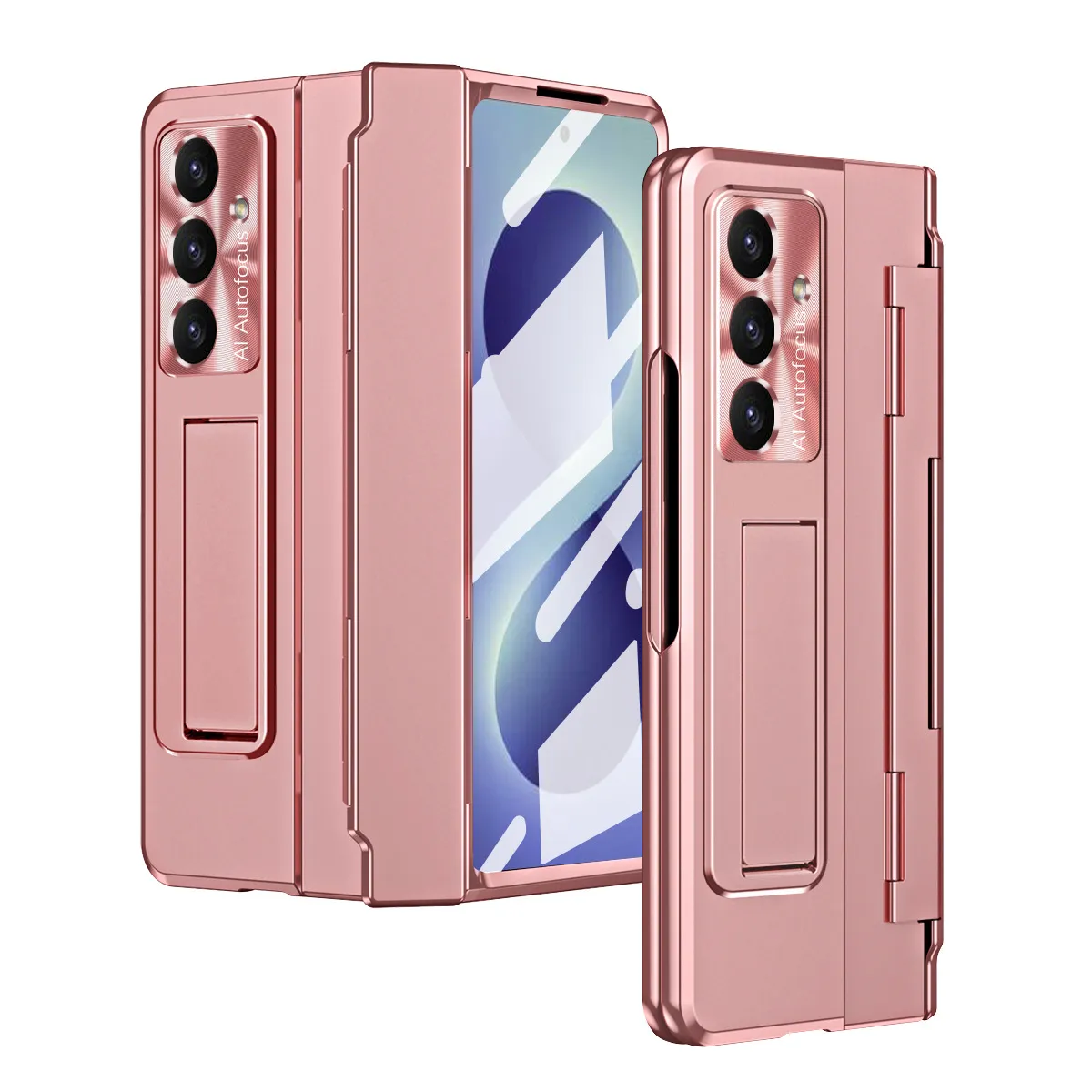 Samsung Zfold 8 Ultra phone case, FOLD8 flat hinge folding protective case, electroplated pen groove, drop-proof and suitable.