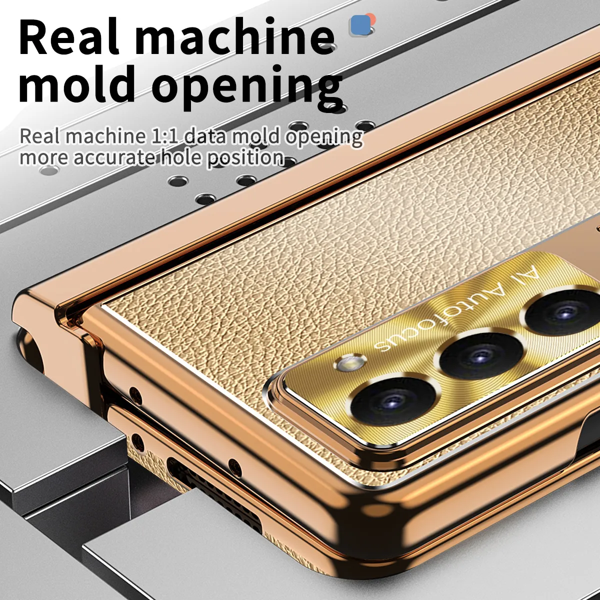 Compatible with Samsung Zfold 5 phone case, magnetic hinge, vegan leather, FOLD4 folding shockproof protective case, pen slot business