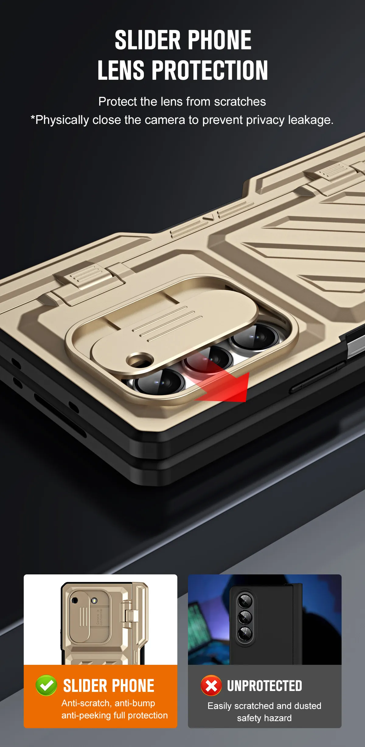 Compatible with Samsung Zfold 6 phone case, Zfold 5 folding protective case, Transformer steel hinge, full coverage shockproof case, 5G.