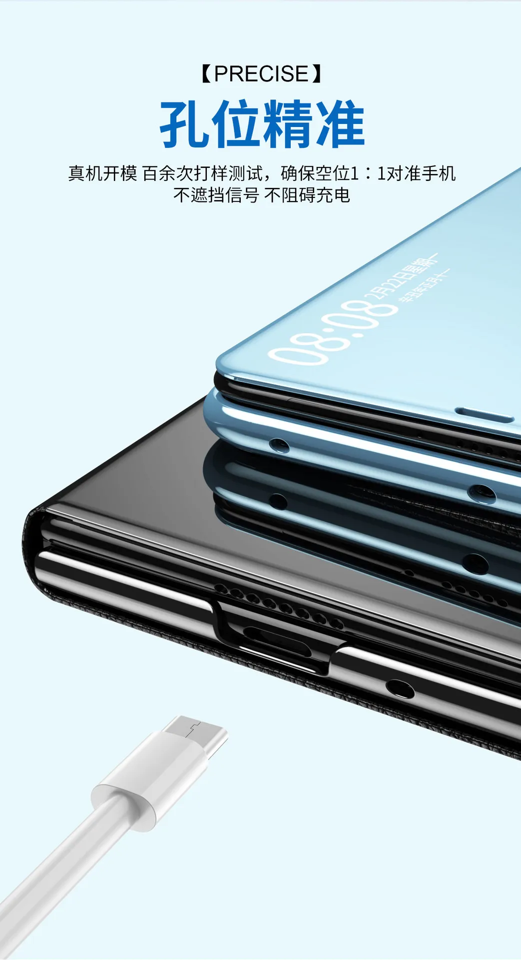 Honor MagicV2 Phone Case, MagicV2 Mirror Leather Case, Smart Stand, Full Coverage, Drop-Proof Protective Case