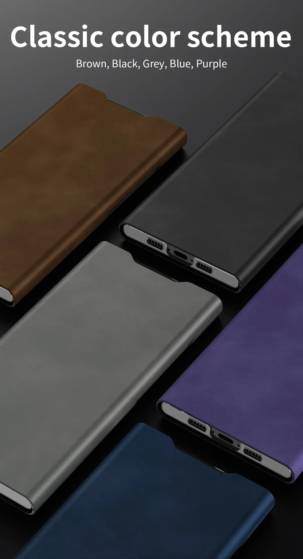 iPhone 15 phone case, 14 Pro leather case, magnetic flip case, 13MAX card holder style drop-proof protective case.