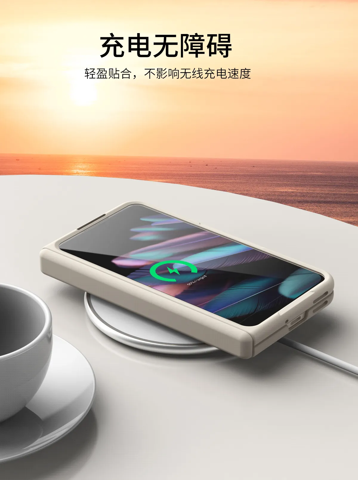 Compatible with OPPO Find N2 foldable phone case, FINDN2 case, screen protector, hinge bracket, drop-proof protective case