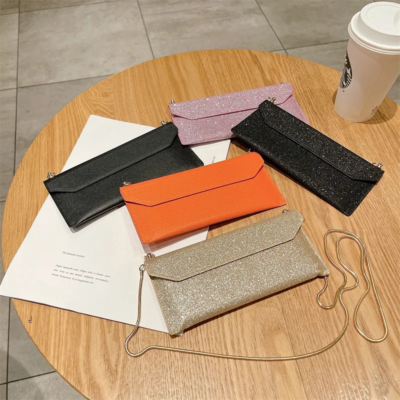 Compatible with Honor V Purse phone case, Mate X/XS carrying case, Mate X2 envelope style crossbody bag with glitter.