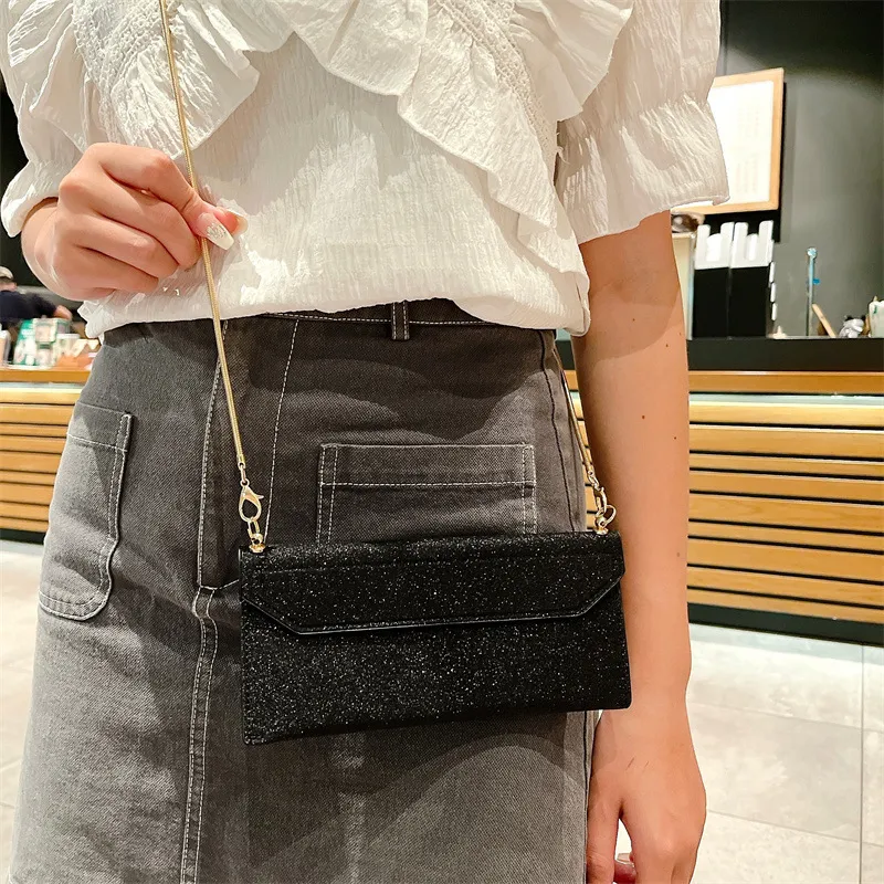 Compatible with Honor V Purse phone case, Mate X/XS carrying case, Mate X2 envelope style crossbody bag with glitter.