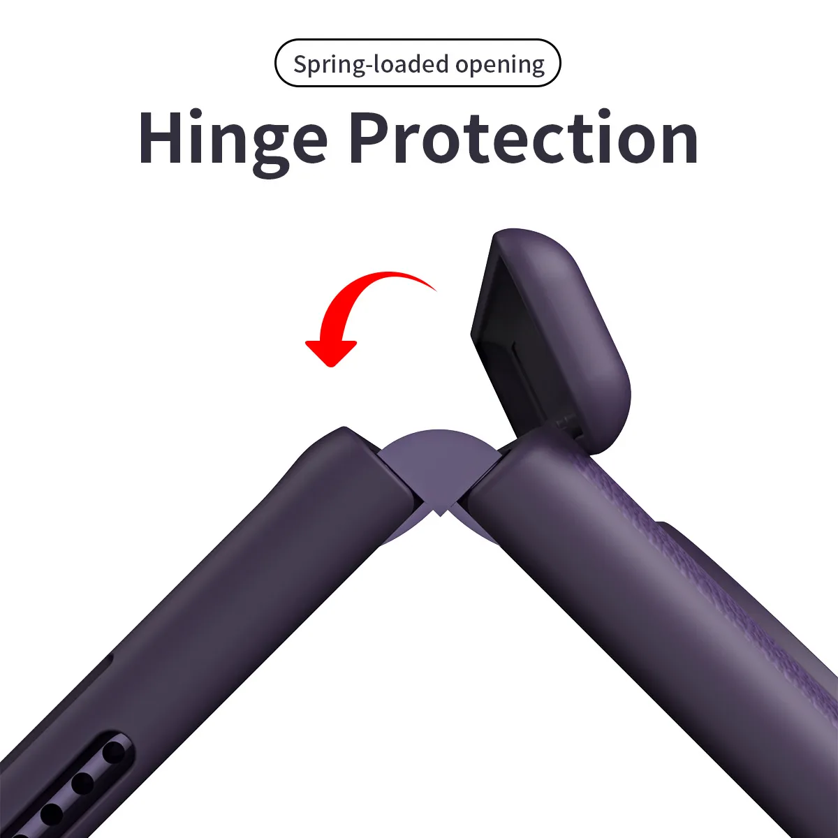 Compatible with Huawei Mate X5 phone case, MATE X3 foldable screen leather bracket hinge drop protection case 5G