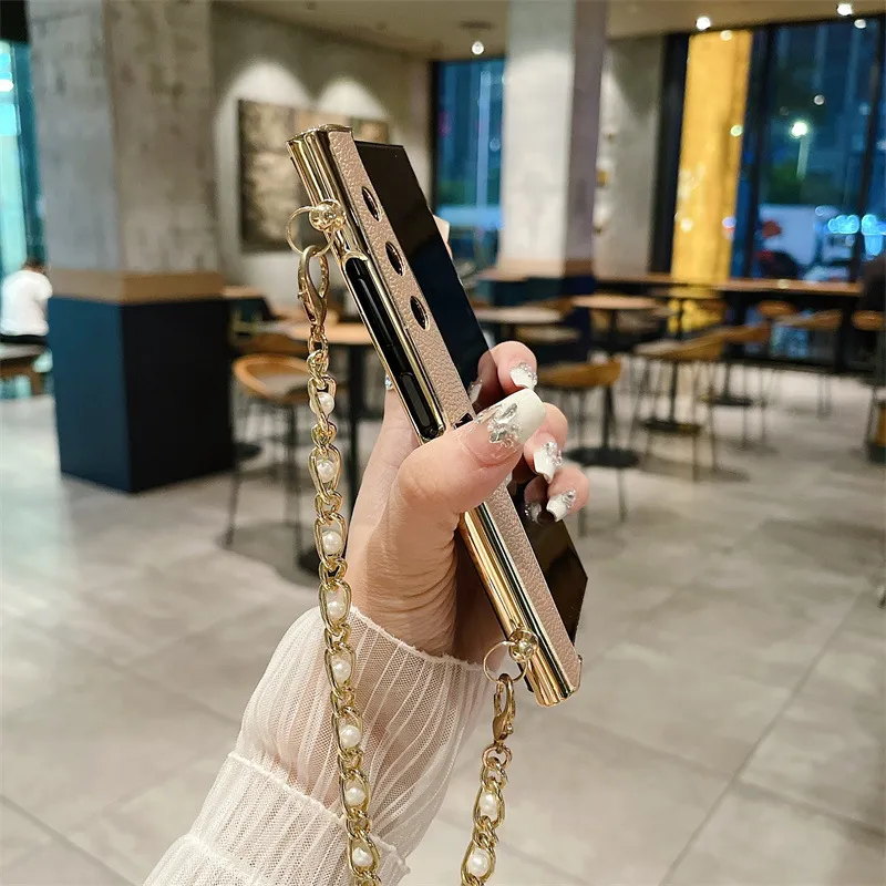 Compatible with Honor V Purse phone case, v purse luxury premium leather case frame case bracelet anti-drop protective case