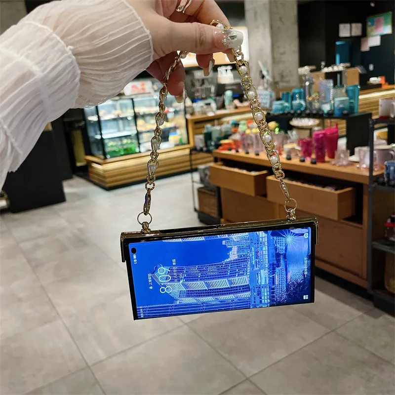 Compatible with Honor V Purse phone case, v purse luxury premium leather case frame case bracelet anti-drop protective case