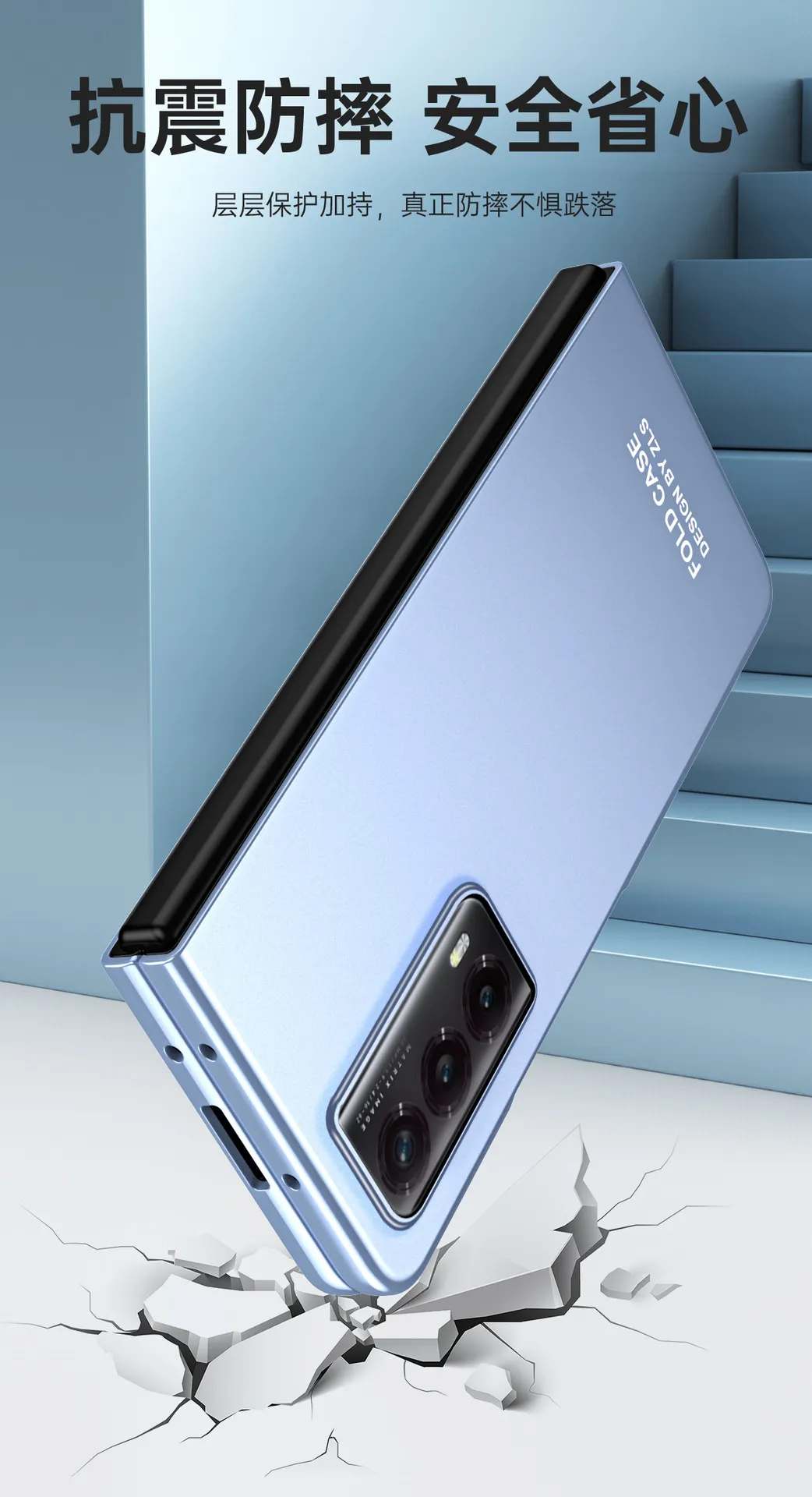 Honor MagicVS2 phone case, ultra-thin folding screen case, pen slot, solid color, business full-coverage, drop-proof protective case.