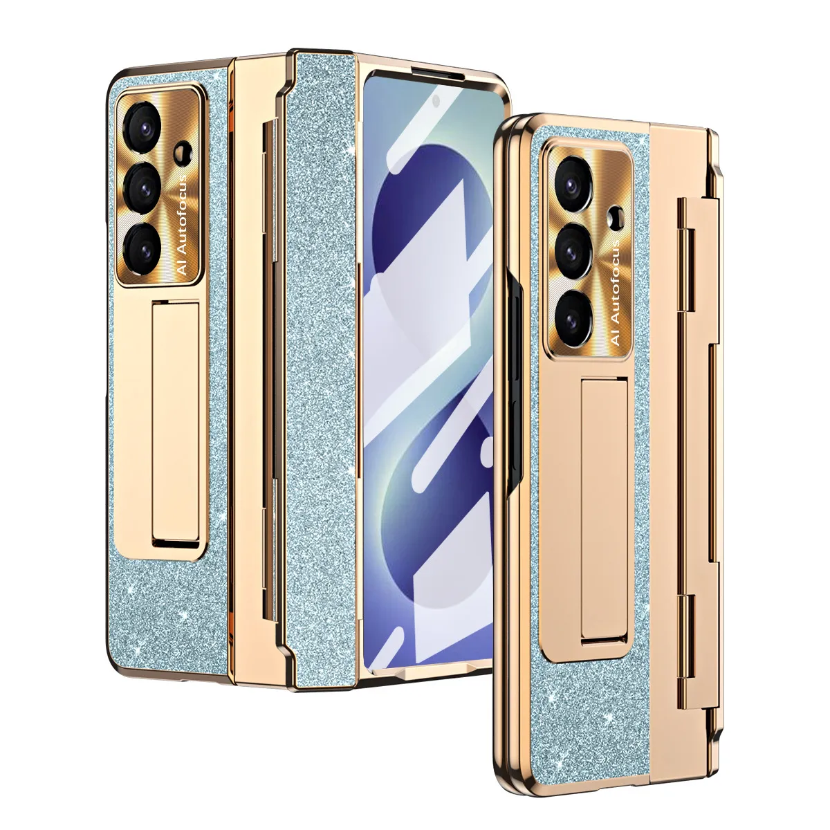Samsung ZFold 8 phone case, FOLD7 foldable screen, flat hinge, vegan leather full-coverage drop-proof protective case.