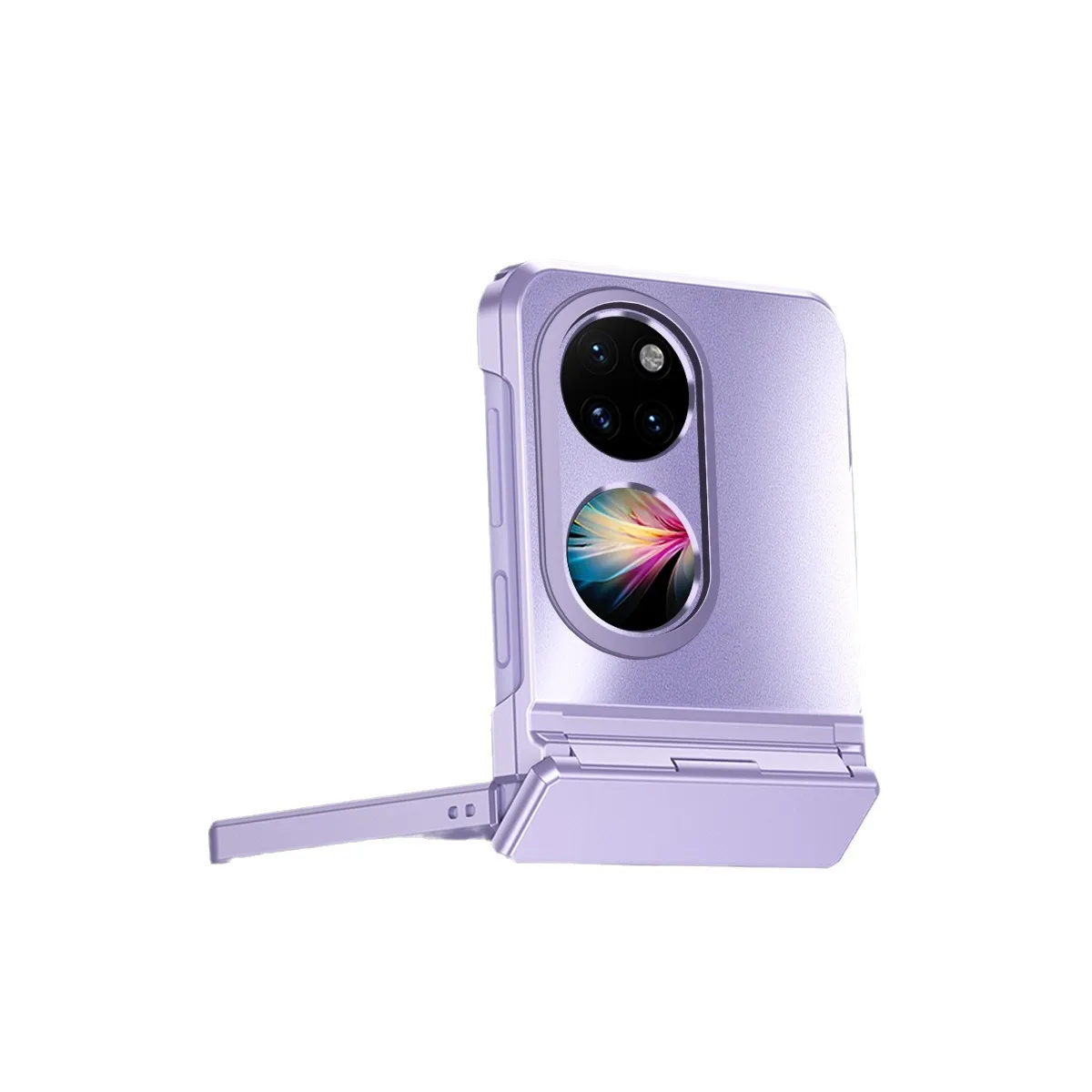 Huawei Pocket 2 foldable screen starry sky electroplated case, P50 treasure box hinge full-coverage drop-proof case.
