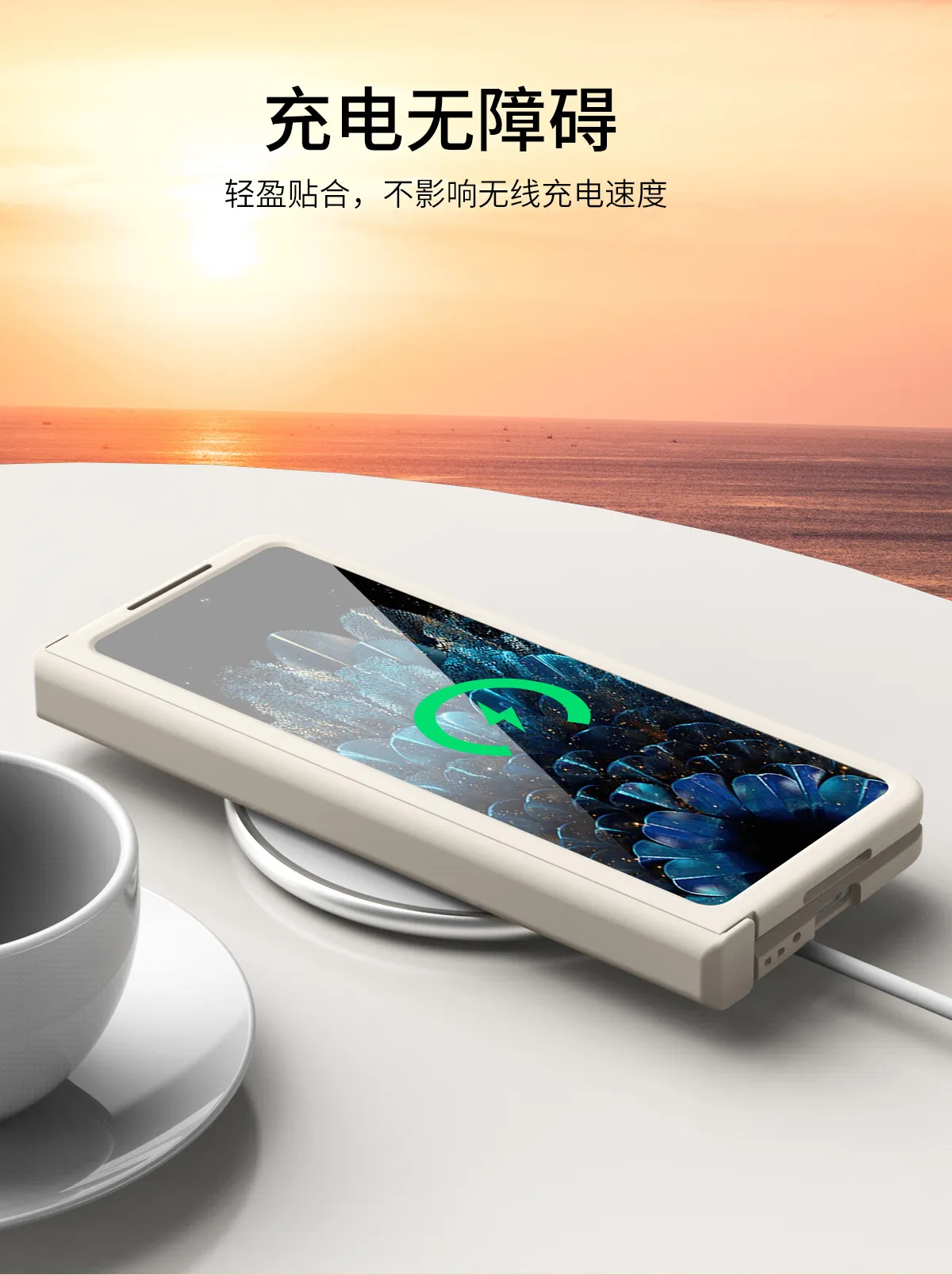 Compatible with OPPO Find N foldable phone case, FINDN case with integrated hinge, full-coverage drop protection.