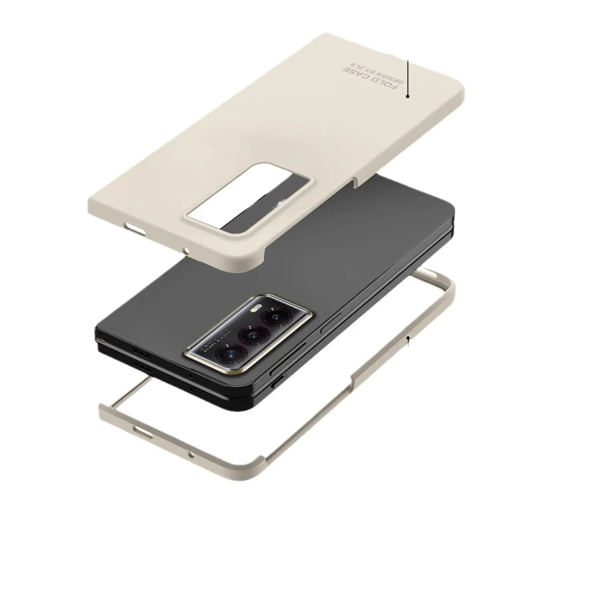 Honor MagicVS2 phone case, ultra-thin foldable screen case, integrated case and screen protector, business full-coverage drop-proof protective case.