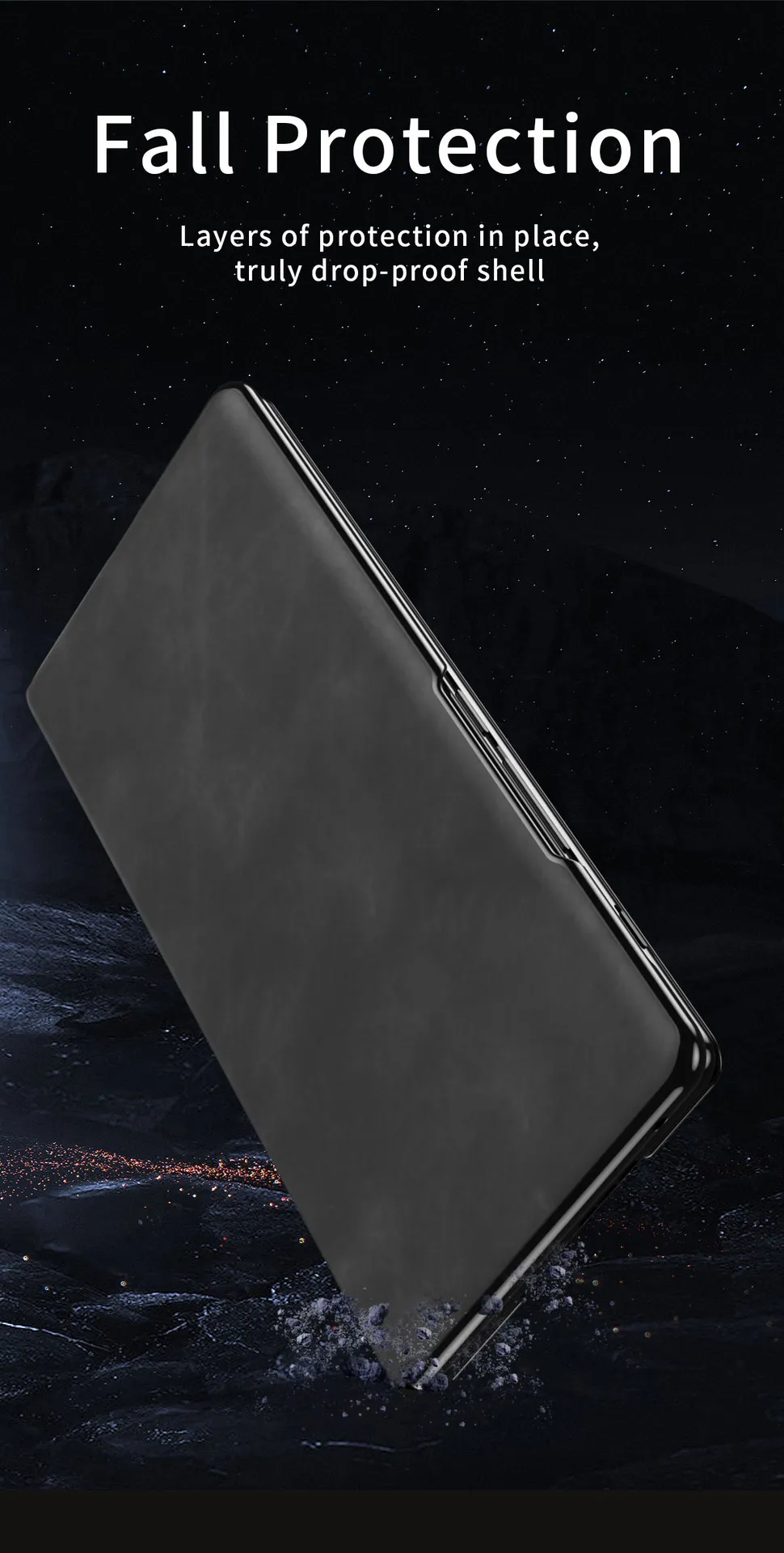Nappa textured leather business full-coverage drop-proof protective case for OnePlus Open foldable screen phones.