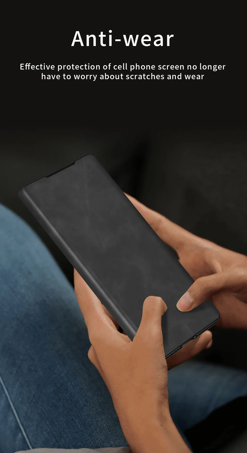 Nappa textured leather business full-coverage drop-proof protective case for OnePlus Open foldable screen phones.