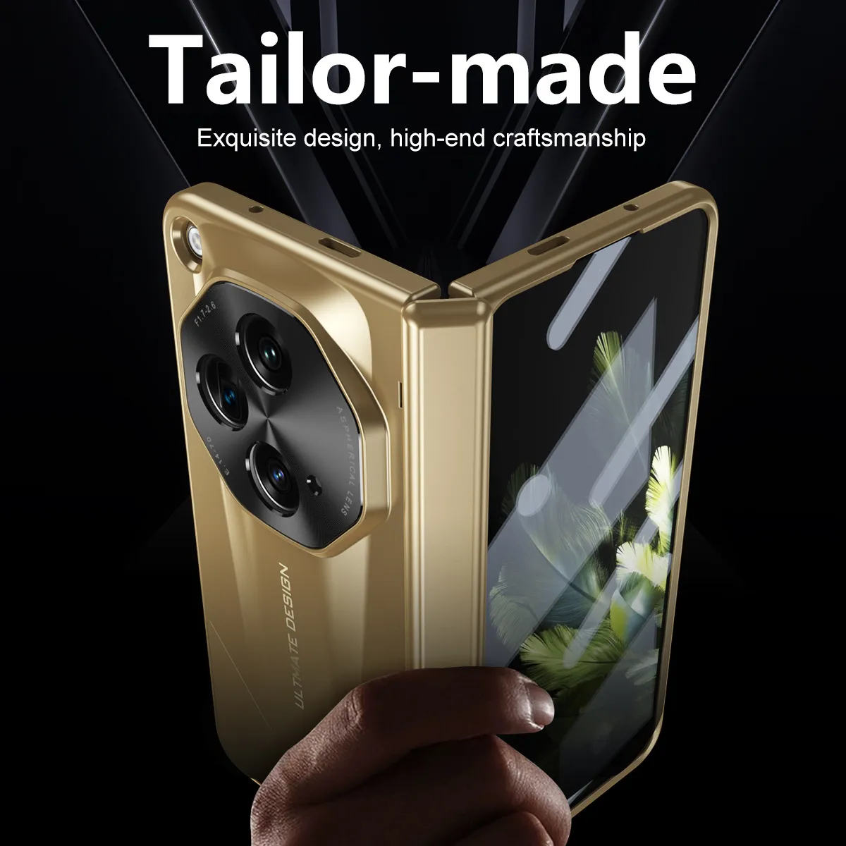 Compatible with OnePlus Open foldable phone case, pen slot hinge film, all-in-one full-coverage drop-proof protective case