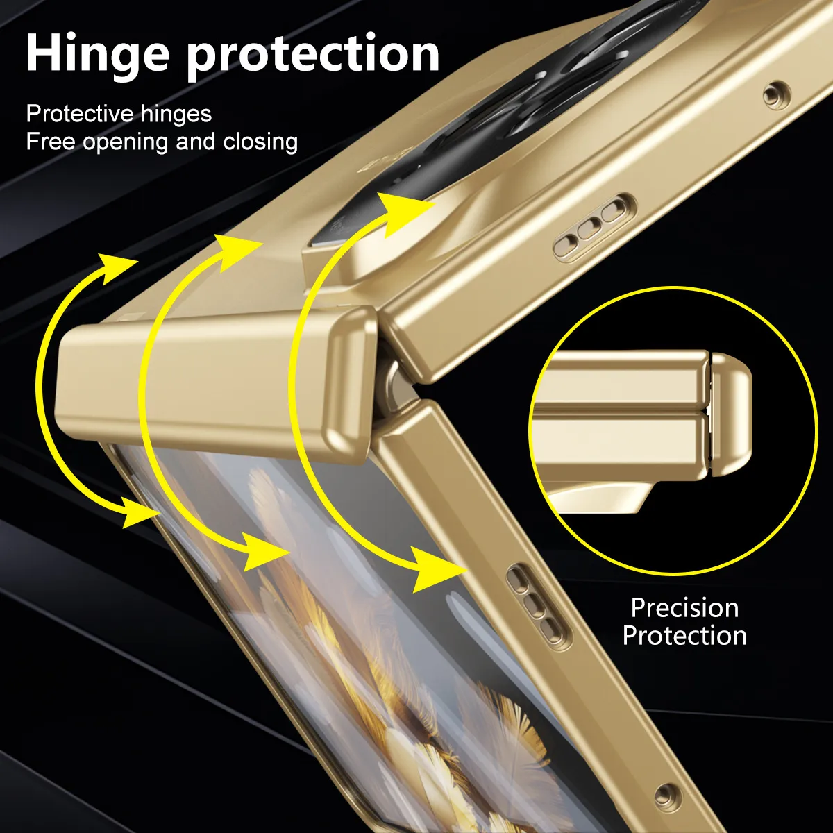 Compatible with OnePlus Open foldable phone case, pen slot hinge film, all-in-one full-coverage drop-proof protective case
