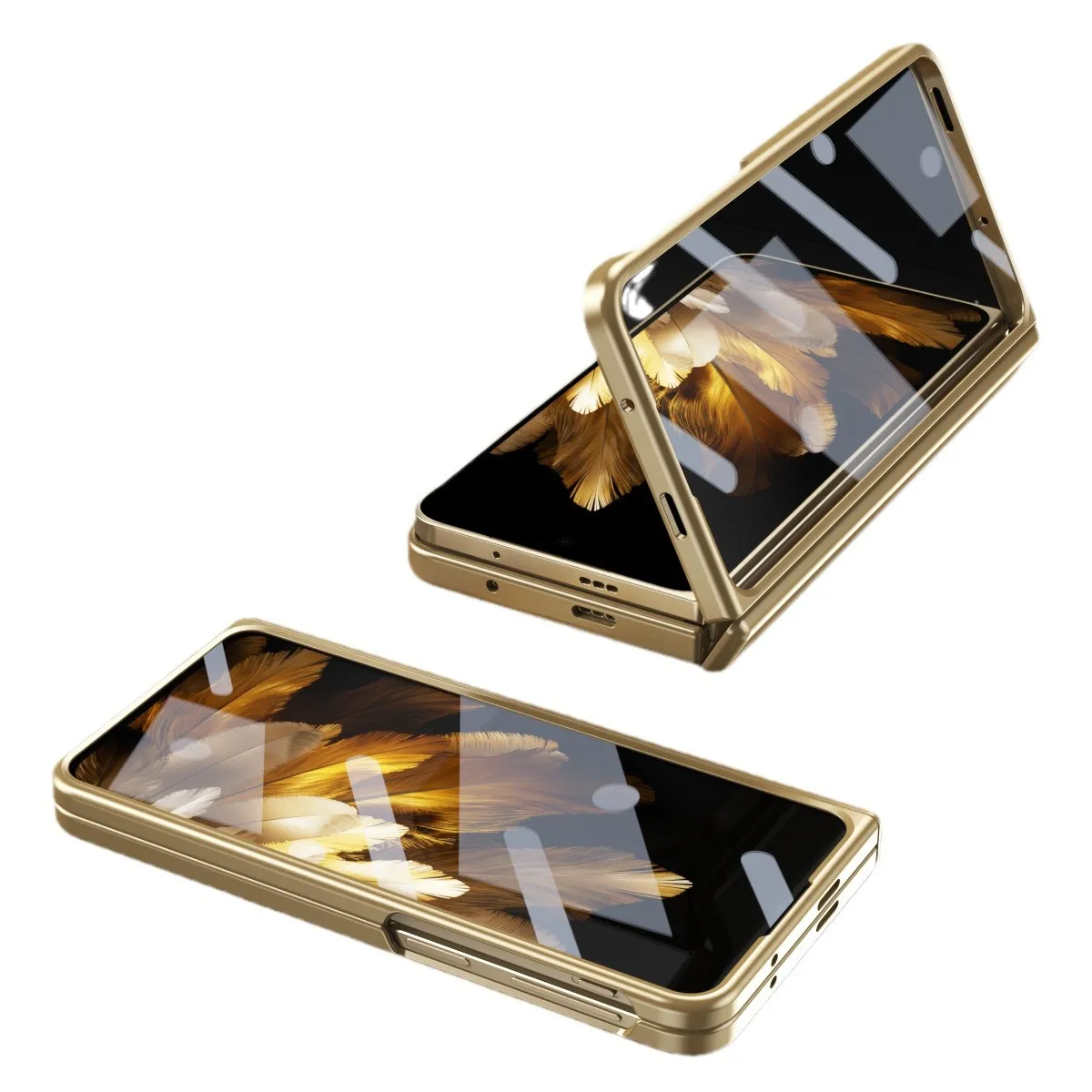 Compatible with OnePlus Open foldable phone case, pen slot hinge film, all-in-one full-coverage drop-proof protective case