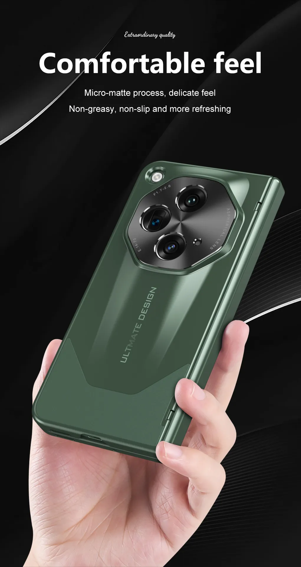 Compatible with OnePlus Open foldable phone case, pen slot hinge film, all-in-one full-coverage drop-proof protective case