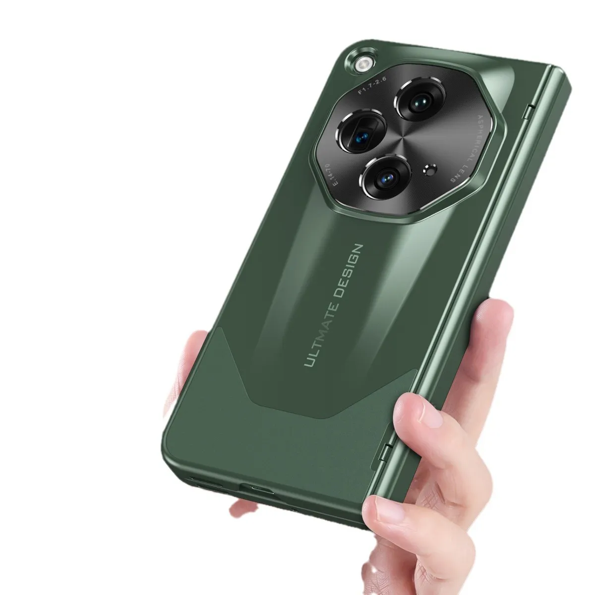 Compatible with OPPO Find N3 foldable phone case, FINDN3 case with integrated electroplated full-coverage drop protection case