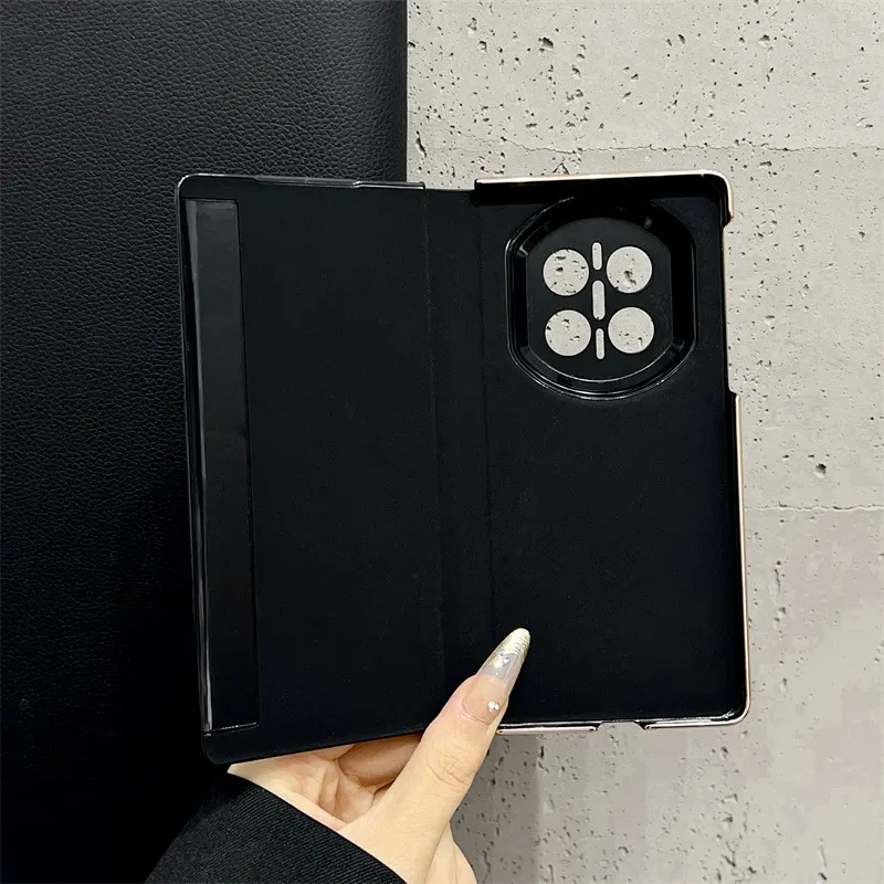 Compatible with Huawei Mate X7 and Porsche Design MATE X6 flip leather cases with full-coverage drop protection.