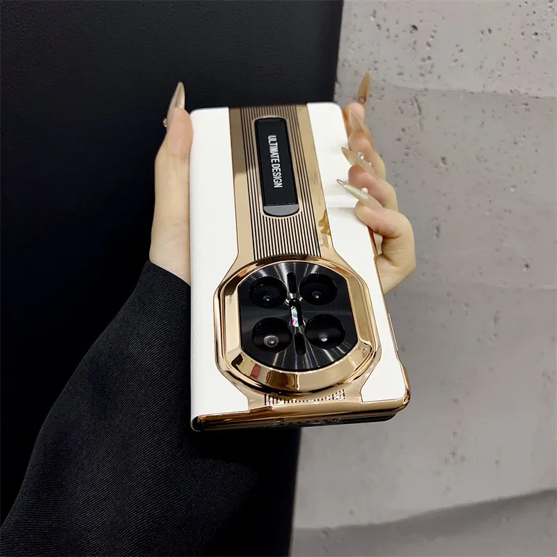 Compatible with Huawei Mate X7 and Porsche Design MATE X6 flip leather cases with full-coverage drop protection.