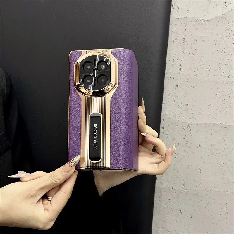 Compatible with Huawei Mate X7 and Porsche Design MATE X6 flip leather cases with full-coverage drop protection.