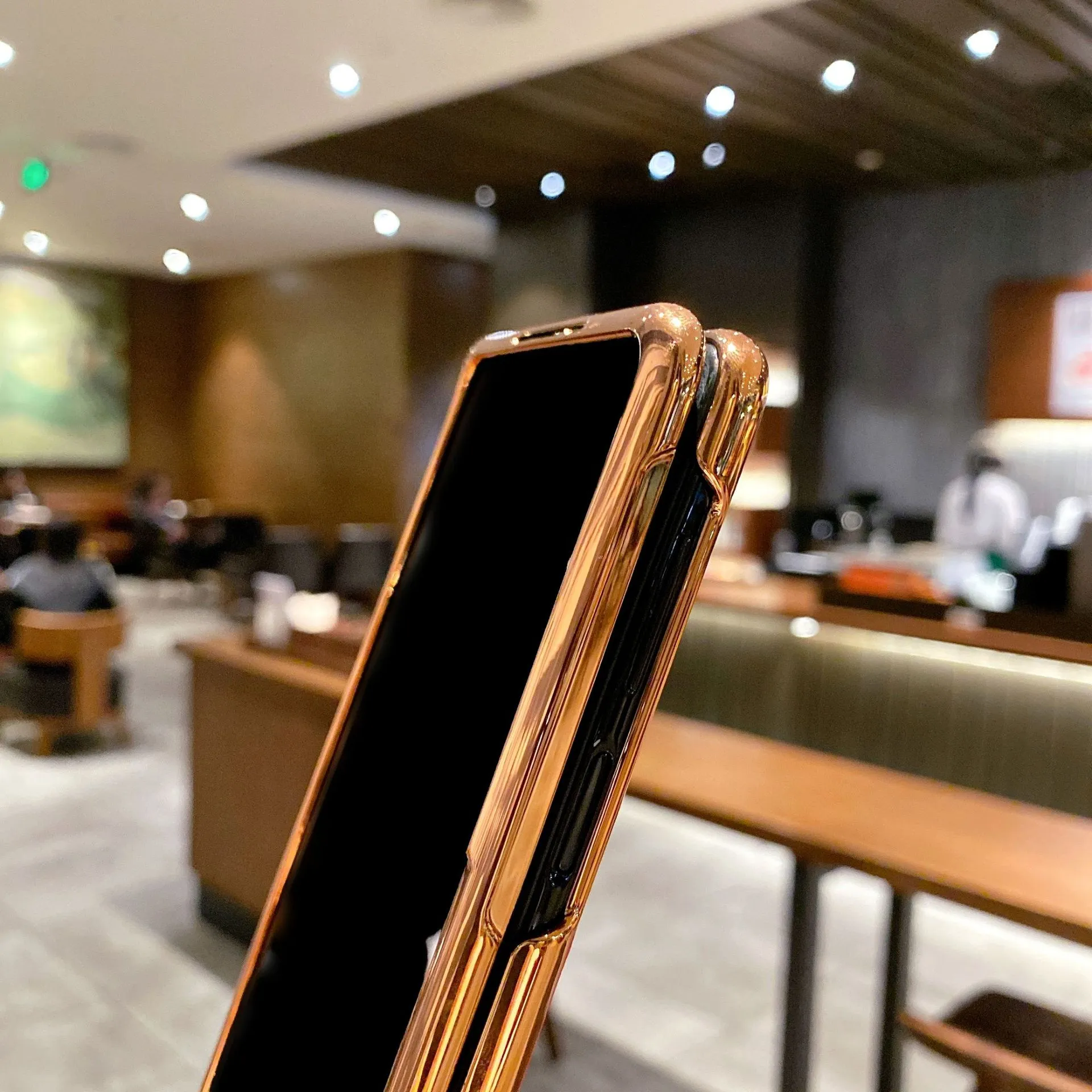 Compatible with Huawei Mate X5 phone case, MATE X3 foldable screen light luxury electroplated vegan leather drop-proof protective case