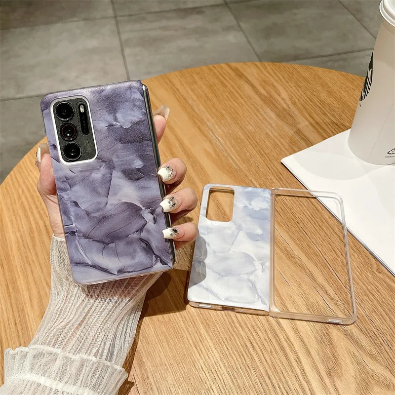 Compatible with OPPO Find N2 foldable phone case, FIND N2 ultra-thin minimalist drop-proof protective case
