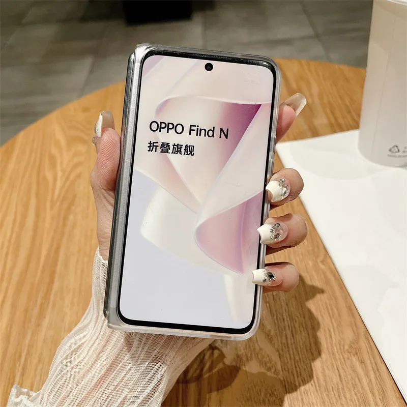Compatible with OPPO Find N2 foldable phone case, FIND N2 ultra-thin minimalist drop-proof protective case