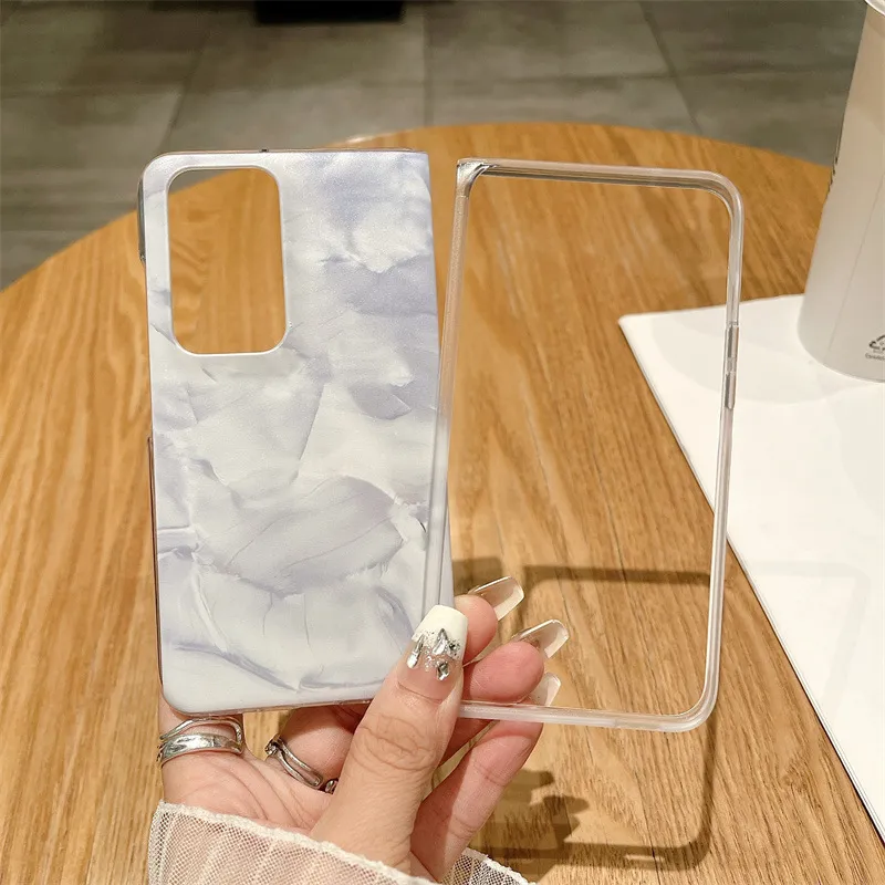 Compatible with OPPO Find N2 foldable phone case, FIND N2 ultra-thin minimalist drop-proof protective case