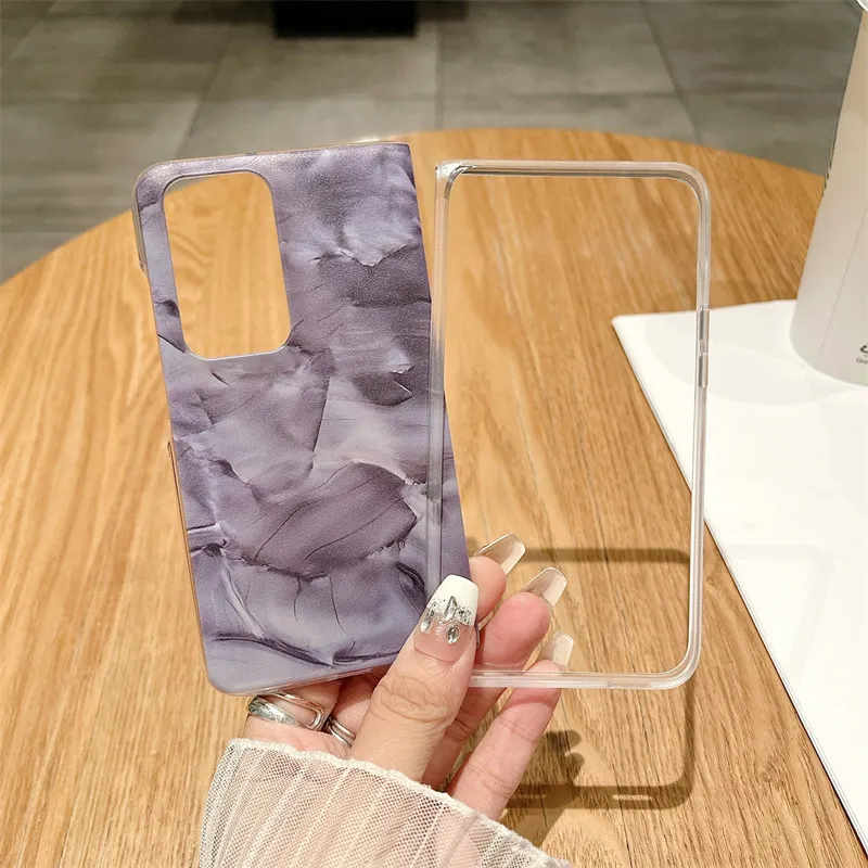 Compatible with OPPO Find N2 foldable phone case, FIND N2 ultra-thin minimalist drop-proof protective case